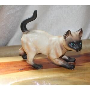Lefton Siamese Cat Ceramic Figurine H6531